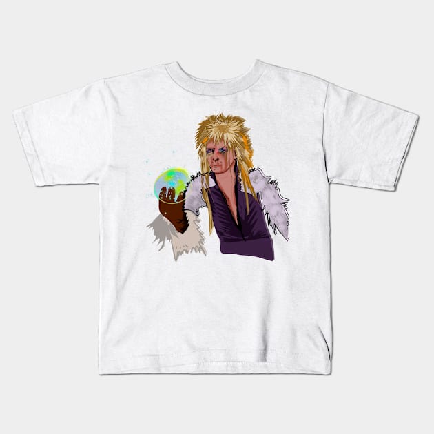 Jareth Kids T-Shirt by Charlie77